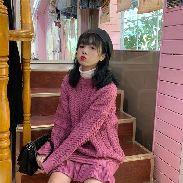 women's sweaters japanese kawaii ulzzang vintage lazy casual loose ins sweater female korean harajuku clothing for women, White;black
women's sweaters japanese kawaii ulzzang vintage lazy casual loose ins sweater female korean harajuku clothing for women, White;black