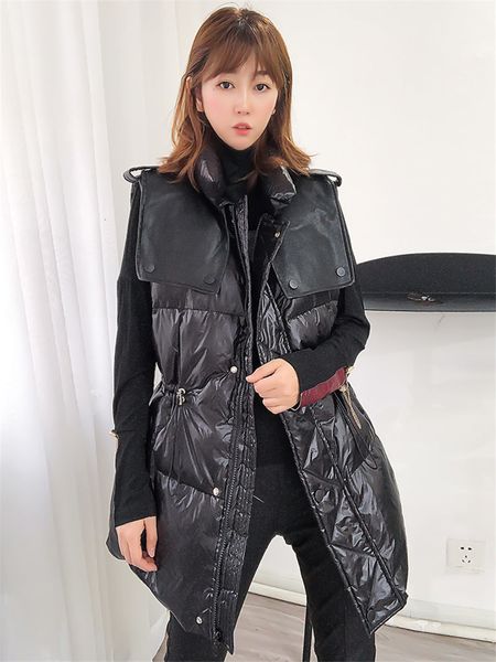 shredded design women's leather jacket size large sleeveless parka cotton winter vest loose outwear y649 evsb, Black;brown
shredded design women's leather jacket size large sleeveless parka cotton winter vest loose outwear y649 evsb, Black;brown