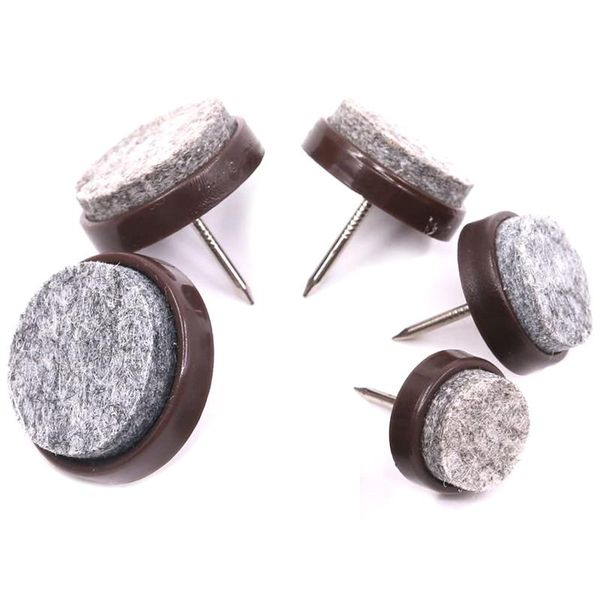 xd-85pcs brown heavy duty nail-on anti-sliding felt pads for furniture chairs stools tables leg feet - 17/20/22/24/28mm bath mats
xd-85pcs brown heavy duty nail-on anti-sliding felt pads for furniture chairs stools tables leg feet - 17/20/22/24/28mm bath mats