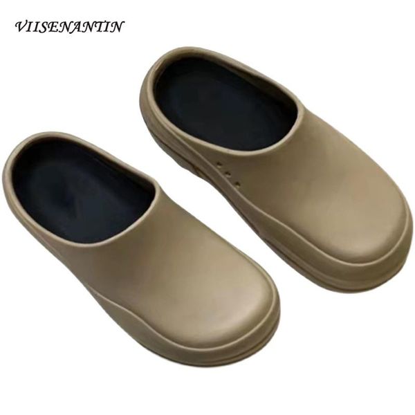 slippers lightweight baotou half drag old shoes women waterproof non-slip summer lazy wear all-match thick-soled big-toed, Black
slippers lightweight baotou half drag old shoes women waterproof non-slip summer lazy wear all-match thick-soled big-toed, Black