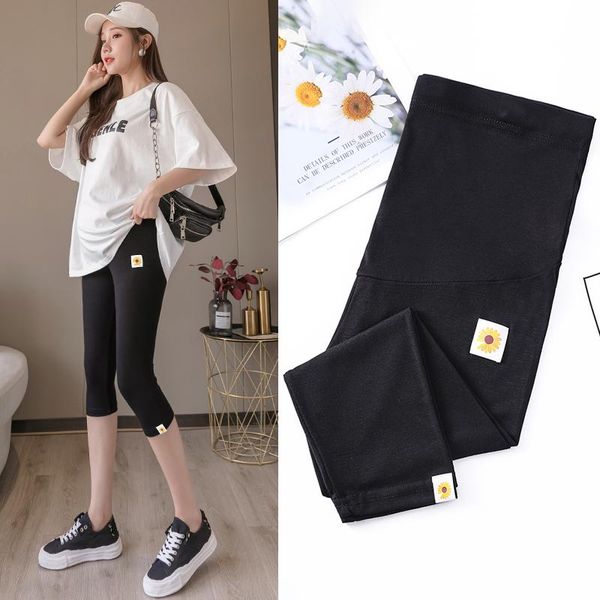 summer 3/4 capri pants high waist knit cotton pregnant women leggings home clothes for maternity 216 bottoms, White
summer 3/4 capri pants high waist knit cotton pregnant women leggings home clothes for maternity 216 bottoms, White