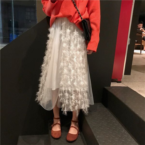skirts spring female autumn comes out long, white lace shredded bangs flowy women's skirts long, Black
skirts spring female autumn comes out long, white lace shredded bangs flowy women's skirts long, Black