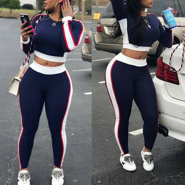 casual women sports set long sleeve crop pants outfit workout gym fitness athletic workout clothes tracksuitby air, Black;white
casual women sports set long sleeve crop pants outfit workout gym fitness athletic workout clothes tracksuitby air, Black;white