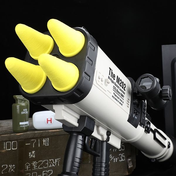 children's electric continuous firing toy four barrel rocket soft bullet boy submachine gun simulation chicken eating mortar
children's electric continuous firing toy four barrel rocket soft bullet boy submachine gun simulation chicken eating mortar