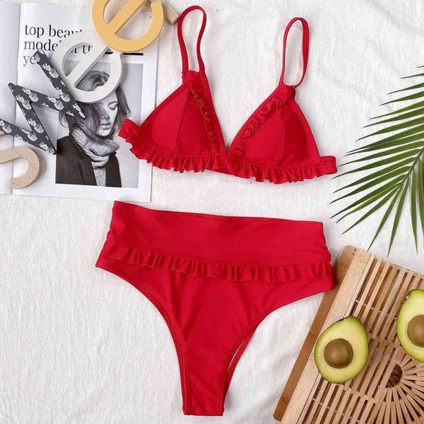 new ruffle high waist bikini swimwear women push up swimsuit female brazilian bathing suits summer beach wear swimming suitin
new ruffle high waist bikini swimwear women push up swimsuit female brazilian bathing suits summer beach wear swimming suitin