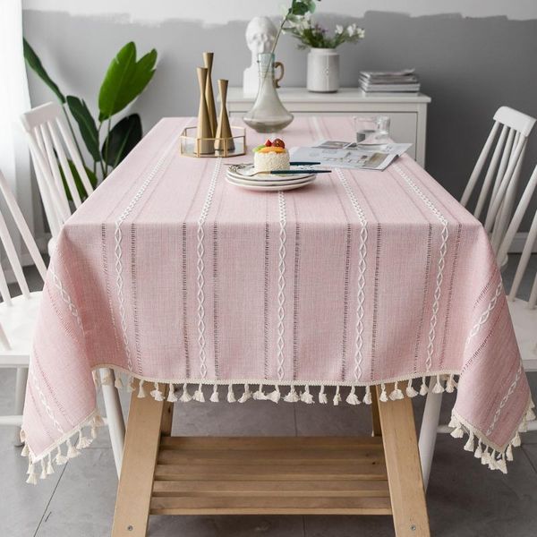 table cloth decor for kitchen tablecloth pink hollow embroidered jacquard striped rectangle mat cotton linen dining coffee tablecover
table cloth decor for kitchen tablecloth pink hollow embroidered jacquard striped rectangle mat cotton linen dining coffee tablecover