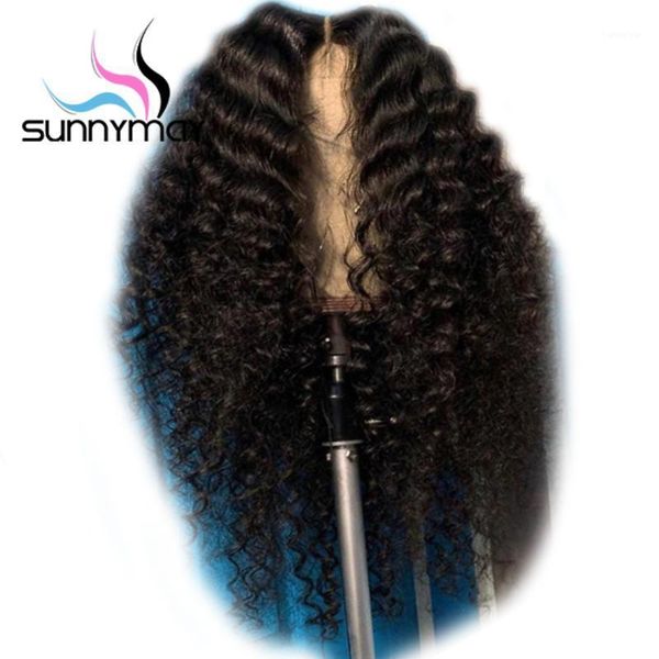 sunnymay 13x4 curly human hair wigs remy brazilian lace front with baby pre plucked wig glueless1, Black;brown
sunnymay 13x4 curly human hair wigs remy brazilian lace front with baby pre plucked wig glueless1, Black;brown