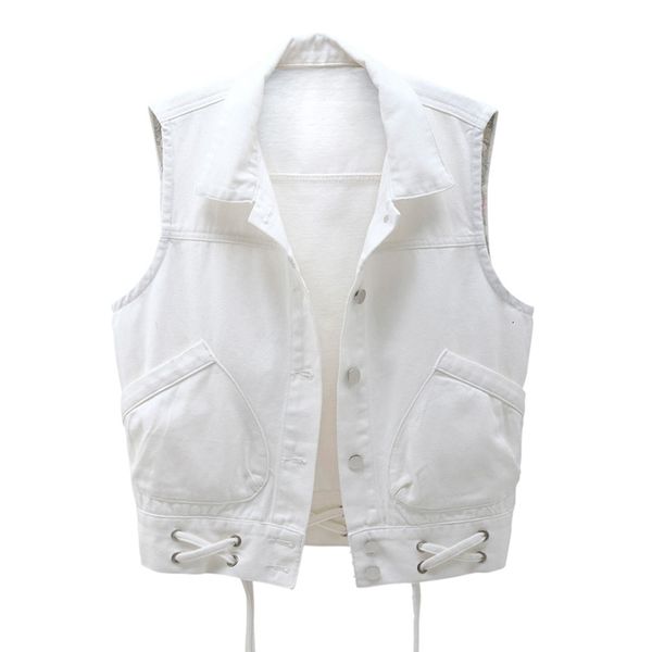 women's vests summer denim vest short fashion lace up big pocket sleeveless jacket plus size slim waistcoat g218 w1hn, Black;white
women's vests summer denim vest short fashion lace up big pocket sleeveless jacket plus size slim waistcoat g218 w1hn, Black;white