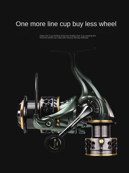 metal fishing reels spinning twin-line cup rotating line wheel 5.2:1spinning sea pole road baitcasting
metal fishing reels spinning twin-line cup rotating line wheel 5.2:1spinning sea pole road baitcasting
