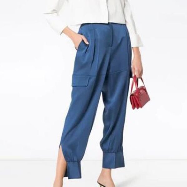 women's pants & capris versatile straight loose 2021 vintage street high waist nine casual wide leg female, Black;white
women's pants & capris versatile straight loose 2021 vintage street high waist nine casual wide leg female, Black;white