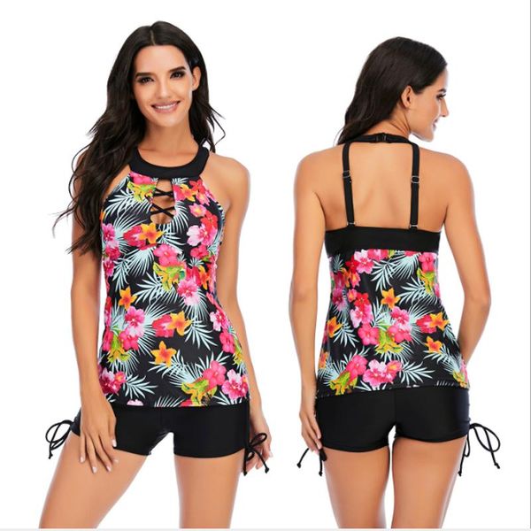 women printed floral backless tankini swimwear plus size beach bathing suit fashion shorts swimming 2xl one-piece suits
women printed floral backless tankini swimwear plus size beach bathing suit fashion shorts swimming 2xl one-piece suits