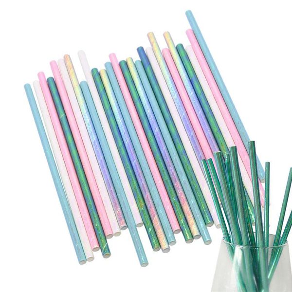 disposable dinnerware 25pcs pearl iridescent paper drink straw wedding decoration baby shower birthday decor laser gradient party tableware
disposable dinnerware 25pcs pearl iridescent paper drink straw wedding decoration baby shower birthday decor laser gradient party tableware