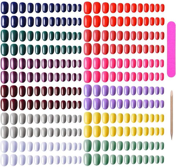 false nails 960 pcs short square artificial press on full cover coffin round head fake nail shiny (40 colors), Red;gold 
false nails 960 pcs short square artificial press on full cover coffin round head fake nail shiny (40 colors), Red;gold