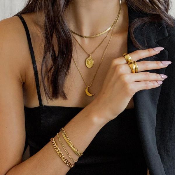 pendant necklaces 2021 trendy vintage moon goddness relief portrait rome coin round long short chain 2-layers necklace women party jewelry, Silver
pendant necklaces 2021 trendy vintage moon goddness relief portrait rome coin round long short chain 2-layers necklace women party jewelry, Silver