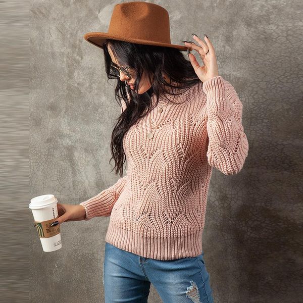 women's sweaters women knitted sweater autumn winter crew neck solid color hollow out long sleeve pullover versatile knitting for femal, White;black
women's sweaters women knitted sweater autumn winter crew neck solid color hollow out long sleeve pullover versatile knitting for femal, White;black