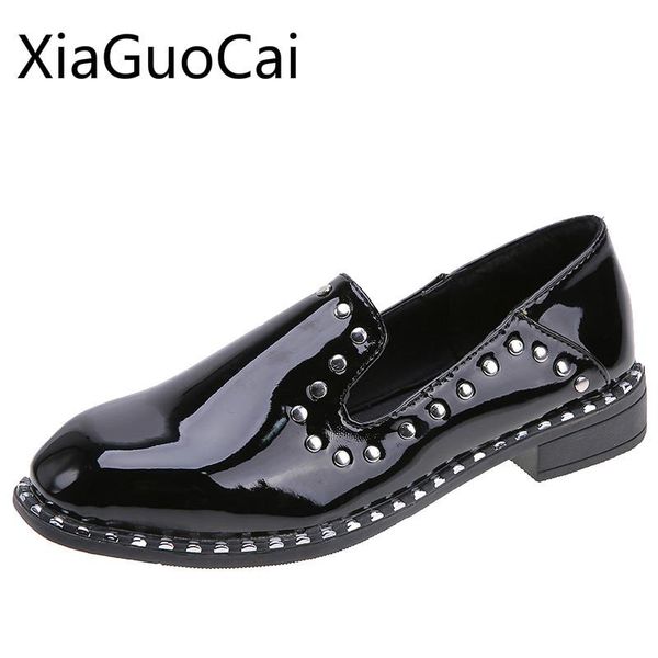 dress shoes ins red women's casual pumps 2021 spring leather loafers england ol, Black
dress shoes ins red women's casual pumps 2021 spring leather loafers england ol, Black