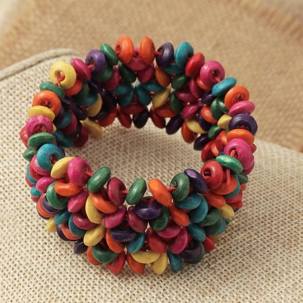 charm bracelets unique mixed color wood beads handmade beaded strands wrap for women man boho bracelet jewelry gifts, Golden;silver
charm bracelets unique mixed color wood beads handmade beaded strands wrap for women man boho bracelet jewelry gifts, Golden;silver
