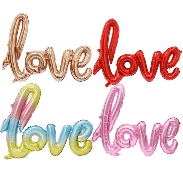 108cm ligatures love letter large size foil balloon anniversary wedding valentine's day party decoration romantic gifts supplies
108cm ligatures love letter large size foil balloon anniversary wedding valentine's day party decoration romantic gifts supplies