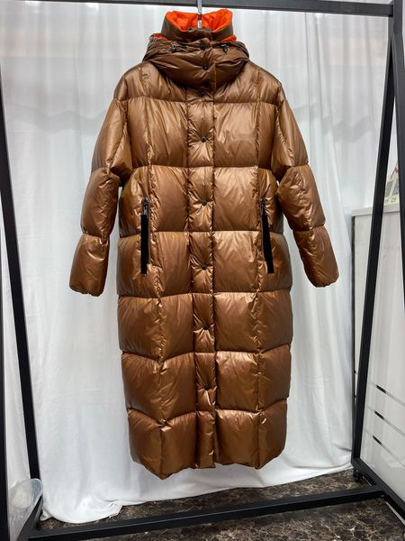 luxury french ladies women's down jacket maya france brand designer hooded long thick warm hidden button coat, Black
luxury french ladies women's down jacket maya france brand designer hooded long thick warm hidden button coat, Black