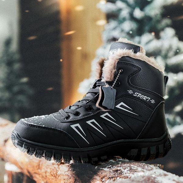 boots winter ankle trekking men outdoor leather walking shoes hunting boot warm footwear male pu casual snow, Black
boots winter ankle trekking men outdoor leather walking shoes hunting boot warm footwear male pu casual snow, Black