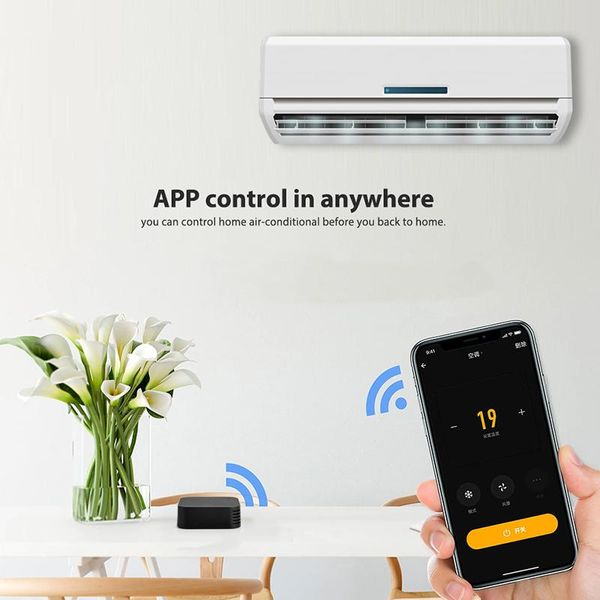 smart home control 1 pcs tuya wifi infrared remote universal with temperature and humidity detector
smart home control 1 pcs tuya wifi infrared remote universal with temperature and humidity detector