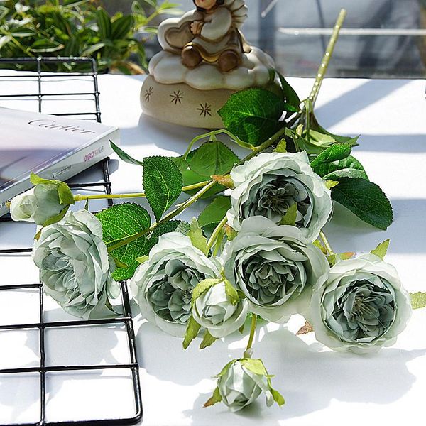 decorative flowers & wreaths 8 head artificial rose flower bride bouquet wedding valentine's day home decoration silk fake supplies pro
decorative flowers & wreaths 8 head artificial rose flower bride bouquet wedding valentine's day home decoration silk fake supplies pro