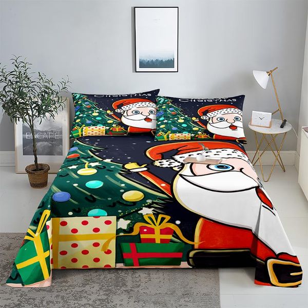 sheets & sets santa claus bedding sheet home digital printing polyester bed flat with case print
sheets & sets santa claus bedding sheet home digital printing polyester bed flat with case print