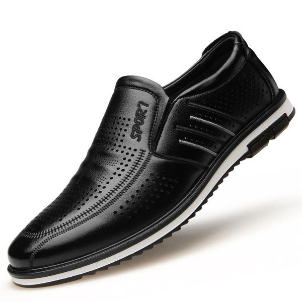 sandals men breathable hollow business dress shoes slip-on loafers comfortable and soft light weight men's, Black
sandals men breathable hollow business dress shoes slip-on loafers comfortable and soft light weight men's, Black