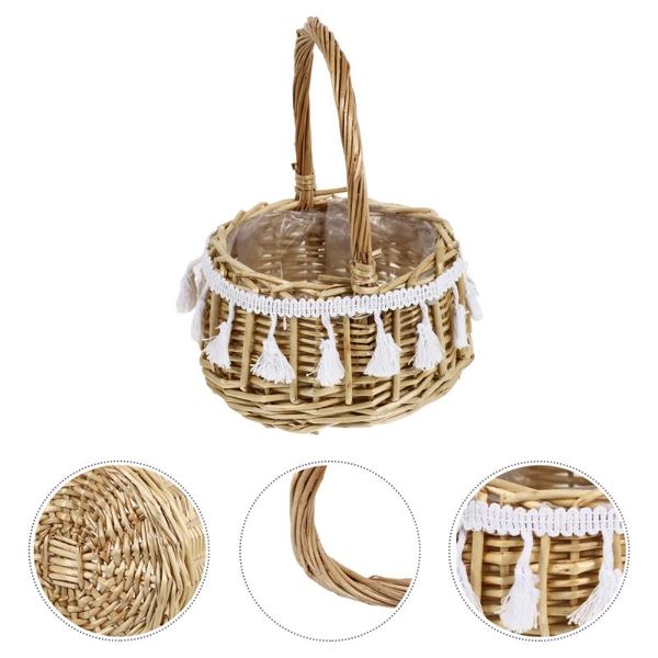 storage baskets 1pc durable bamboo basket delicate flower outdoor portable khaki
storage baskets 1pc durable bamboo basket delicate flower outdoor portable khaki