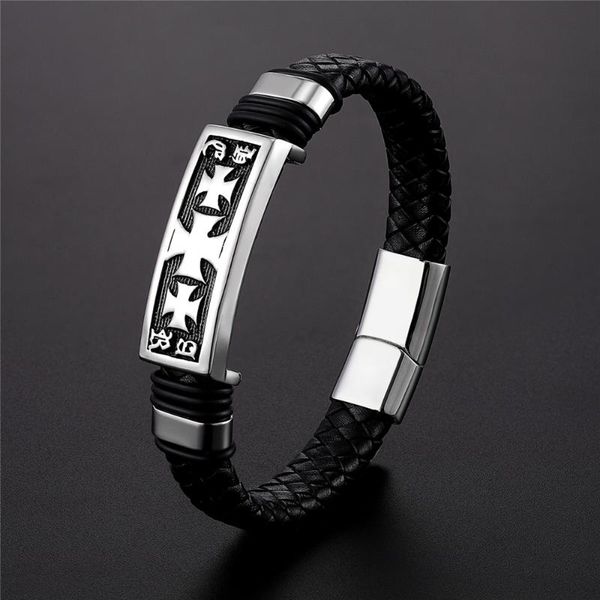 link, chain fashion all-match weave stitching religions bracelet bangle for male christian jewelry bracelets men gift support wholesale, Black
link, chain fashion all-match weave stitching religions bracelet bangle for male christian jewelry bracelets men gift support wholesale, Black