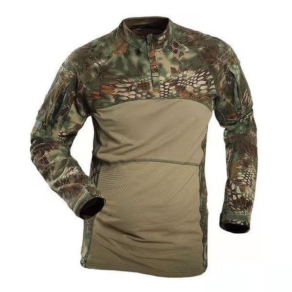 sweat-absorbent cotton combat shirt male camouflage army long-sleeved t-shirt military tactical hunting sets, Camo
sweat-absorbent cotton combat shirt male camouflage army long-sleeved t-shirt military tactical hunting sets, Camo