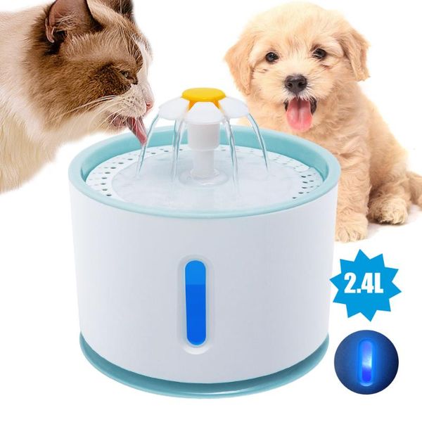 automatic pet cat water fountain led electric usb dog mute drinker feeder bowl 2.4l drinking dispenser bowls & feeders
automatic pet cat water fountain led electric usb dog mute drinker feeder bowl 2.4l drinking dispenser bowls & feeders
