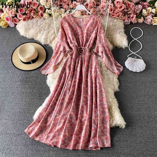 elegant dress vintage summer v-neck casual chiffon dresses flare sleeve chic floral print maxi robe korean vestidos 210519, Black;gray
elegant dress vintage summer v-neck casual chiffon dresses flare sleeve chic floral print maxi robe korean vestidos 210519, Black;gray