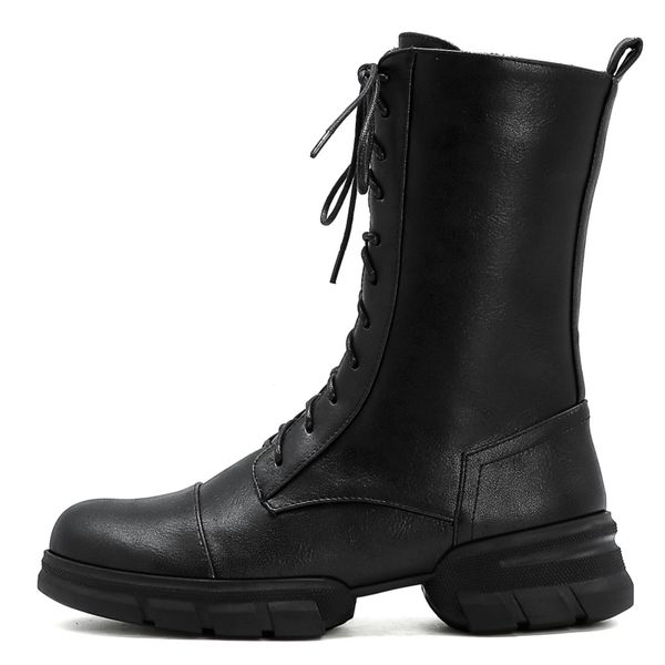fashion combat boots women platform winter mid-calf boots shoes woman water-proof lace up punk girls boots large size 46 210428, Black
fashion combat boots women platform winter mid-calf boots shoes woman water-proof lace up punk girls boots large size 46 210428, Black