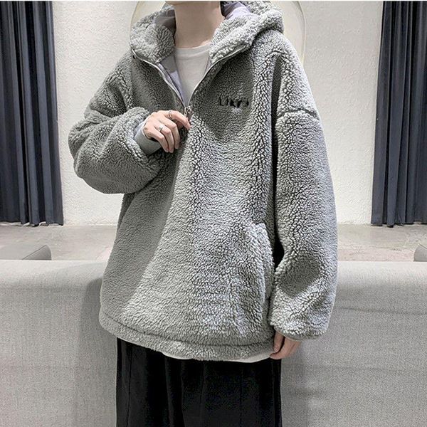 men's hoodies & sweatshirts winter men velvet thick coat oversize korean student lambswool embroidered fleece super warm black streetwe
men's hoodies & sweatshirts winter men velvet thick coat oversize korean student lambswool embroidered fleece super warm black streetwe