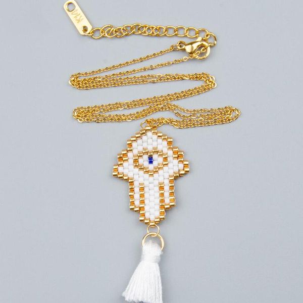 Turkey Kolye Hamsa Hand Fatima For Women Beads Link Chain WithTassel Wedding Gift Jewelry Pendant Necklaces, Silver
Turkey Kolye Hamsa Hand Fatima For Women Beads Link Chain WithTassel Wedding Gift Jewelry Pendant Necklaces, Silver