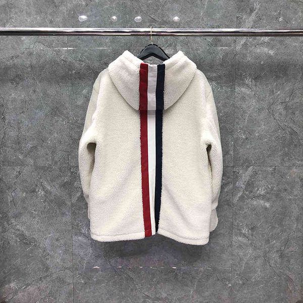 2021 fashion luxury brand tb jacket men zipper cardigans clothing thick autumn winter hooded striped loose fur one casual coat, Black;brown
2021 fashion luxury brand tb jacket men zipper cardigans clothing thick autumn winter hooded striped loose fur one casual coat, Black;brown