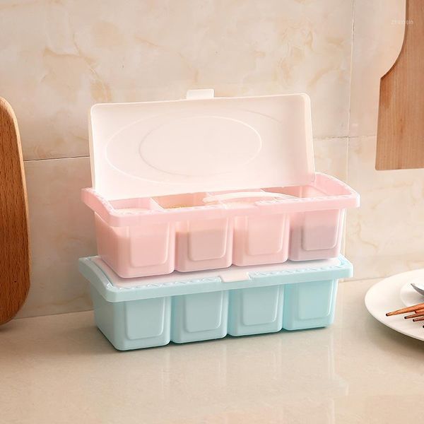 storage bottles & jars flip four-grain seasoning box kitchen home organization oil and salt vinegar pp material organizer airtight container
storage bottles & jars flip four-grain seasoning box kitchen home organization oil and salt vinegar pp material organizer airtight container