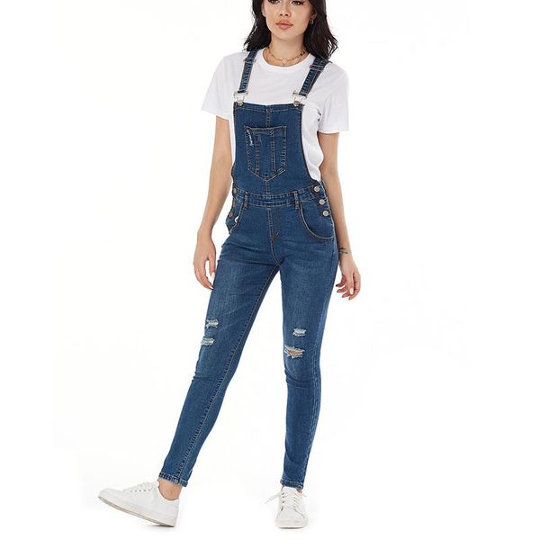 women's jeans 2021 spring and autumn solid color loose denim suspenders large fashion street personality, Blue
women's jeans 2021 spring and autumn solid color loose denim suspenders large fashion street personality, Blue