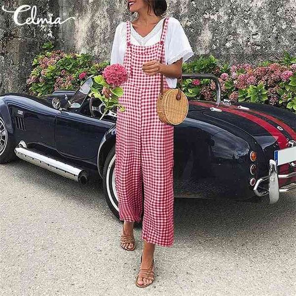 celmia women sleeveless summer jumpsuits fashion plaid rompers casual straps grid playsuits loose holiday bib overalls 5xl, Black;white
celmia women sleeveless summer jumpsuits fashion plaid rompers casual straps grid playsuits loose holiday bib overalls 5xl, Black;white