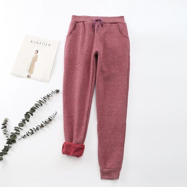women's thick casual pants autumn winter solid high waist trousers korea harem joggers sweatpants plus size & capris, Black;white
women's thick casual pants autumn winter solid high waist trousers korea harem joggers sweatpants plus size & capris, Black;white