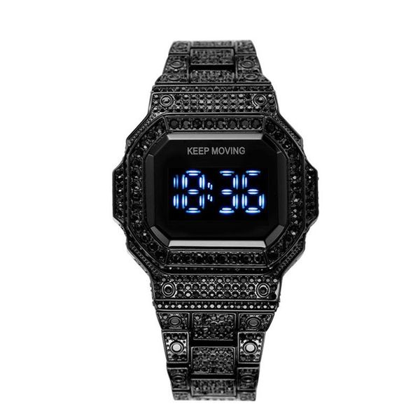 men watches hip hop style diamond digital watch stainless steel waterproof for women relogio masculino wristwatches, Slivery;brown
men watches hip hop style diamond digital watch stainless steel waterproof for women relogio masculino wristwatches, Slivery;brown