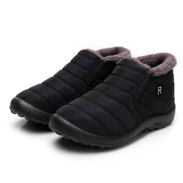 boots women's ankle fur warm snow for female waterproof padded winter casual lightweight plus size 44, Black
boots women's ankle fur warm snow for female waterproof padded winter casual lightweight plus size 44, Black