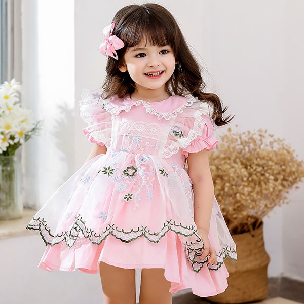 childrens 2021 summer new girls spanish style ruffled embroidered round neck short-sleeved princess dress, Red;yellow
childrens 2021 summer new girls spanish style ruffled embroidered round neck short-sleeved princess dress, Red;yellow