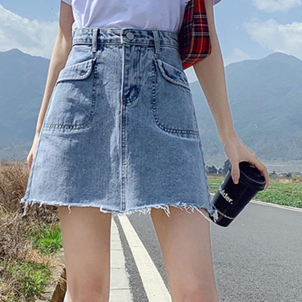 zoki fashion denim skirt women high waist tassel a line jeans pure cotton street solid blue ladies mini skirts korean 2021, Black
zoki fashion denim skirt women high waist tassel a line jeans pure cotton street solid blue ladies mini skirts korean 2021, Black