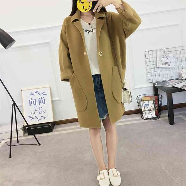 autumn winter cardigan female woolen women long thick warm casual cardiganswomen knitted sweater coats 210427, White;black
autumn winter cardigan female woolen women long thick warm casual cardiganswomen knitted sweater coats 210427, White;black
