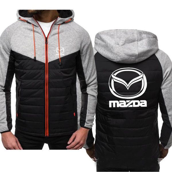 men's hoodies & sweatshirts winter mazda logo coat zipper hooded jacket cotton slim fit fashion thicken warm outwear man tracksuit, Black
men's hoodies & sweatshirts winter mazda logo coat zipper hooded jacket cotton slim fit fashion thicken warm outwear man tracksuit, Black