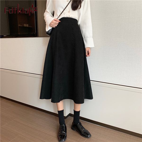 skirts chic thicken corduroy high waist long skirt a-line veet winter women spring autumn female s jupe femme ysjw, Black
skirts chic thicken corduroy high waist long skirt a-line veet winter women spring autumn female s jupe femme ysjw, Black