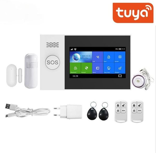 proker wifi gsm home wireless security burglar alarm system kits 4.3 inch monitor 433mhz motion sensor tuya app ip camera doorbells
proker wifi gsm home wireless security burglar alarm system kits 4.3 inch monitor 433mhz motion sensor tuya app ip camera doorbells