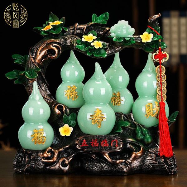 decorative objects & figurines jade lucky gourd ornaments crafts to recruit money joe moved a home gift living room office decorations fengs
decorative objects & figurines jade lucky gourd ornaments crafts to recruit money joe moved a home gift living room office decorations fengs